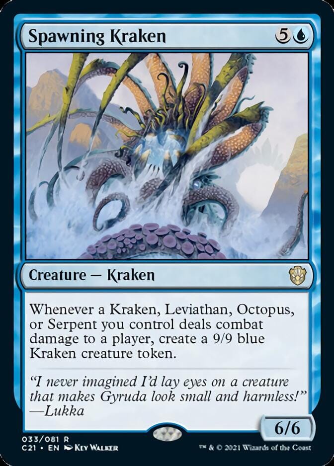 Spawning Kraken [Commander 2021] MTG Single Magic: The Gathering  | Multizone: Comics And Games