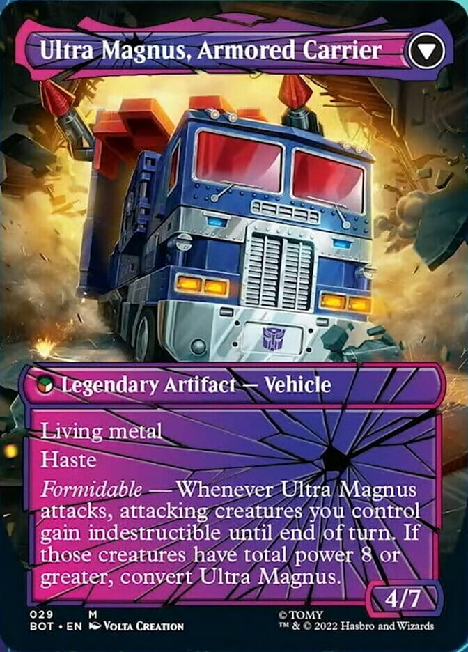 Ultra Magnus, Tactician // Ultra Magnus, Armored Carrier (Shattered Glass) [Universes Beyond: Transformers] MTG Single Magic: The Gathering  | Multizone: Comics And Games