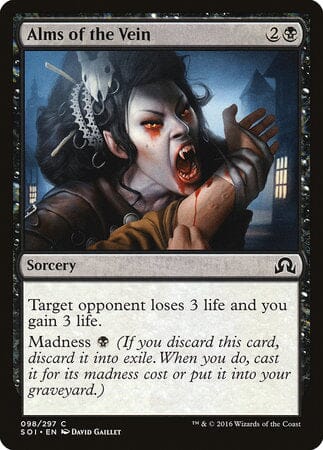 Alms of the Vein [Shadows over Innistrad] MTG Single Magic: The Gathering  | Multizone: Comics And Games