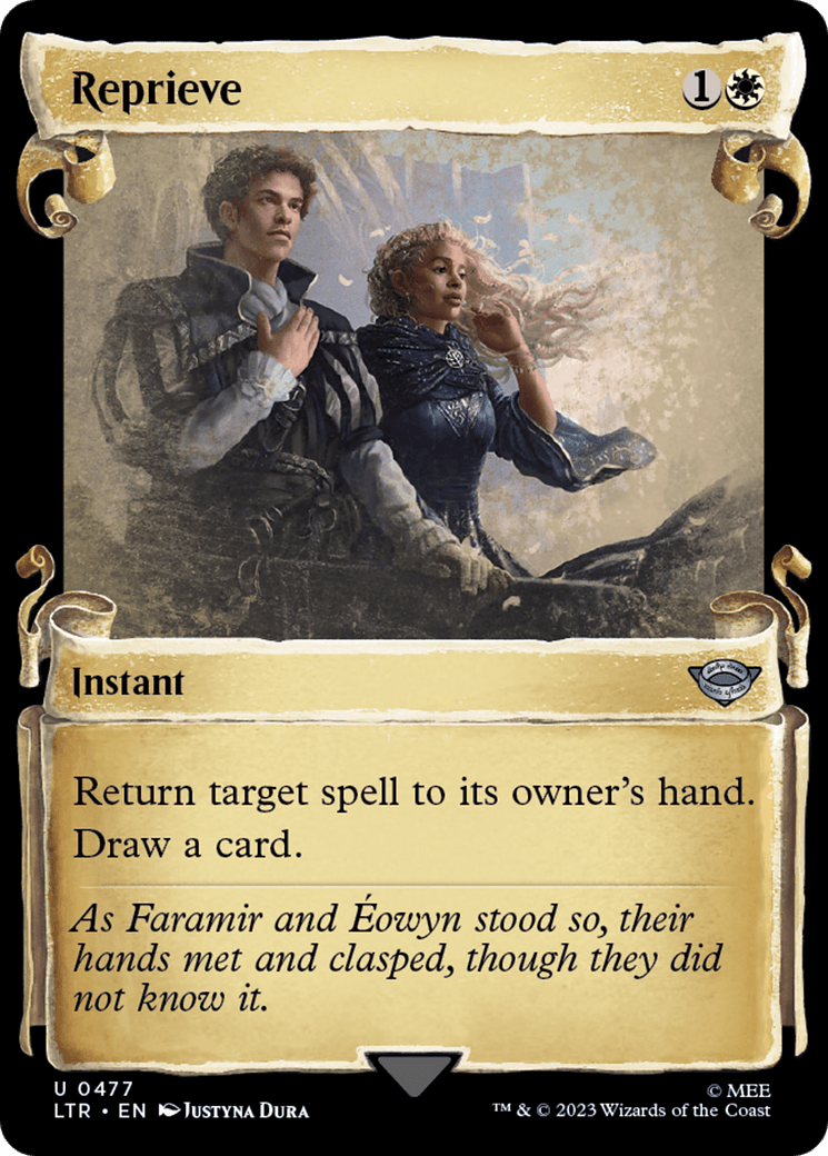 Reprieve [The Lord of the Rings: Tales of Middle-Earth Showcase Scrolls] MTG Single Magic: The Gathering  | Multizone: Comics And Games