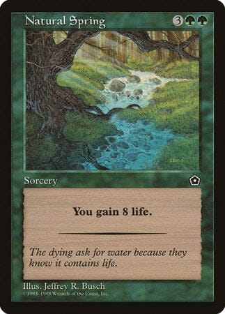Natural Spring [Portal Second Age] MTG Single Magic: The Gathering  | Multizone: Comics And Games
