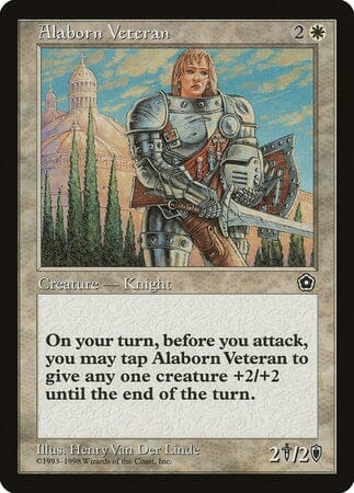 Alaborn Veteran [Portal Second Age] MTG Single Magic: The Gathering  | Multizone: Comics And Games