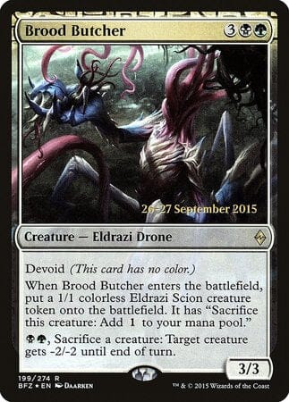 Brood Butcher [Battle for Zendikar Promos] MTG Single Magic: The Gathering  | Multizone: Comics And Games