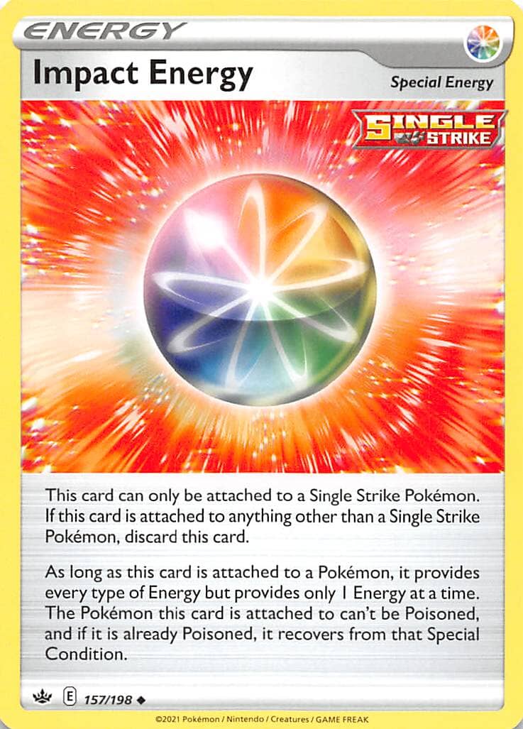 Impact Energy (157/198) [Sword & Shield: Chilling Reign] Pokemon Single Pokémon  | Multizone: Comics And Games