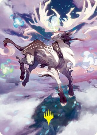 Hinata, Dawn-Crowned Art Card (Gold-Stamped Signature) [Kamigawa: Neon Dynasty Art Series] MTG Single Magic: The Gathering  | Multizone: Comics And Games