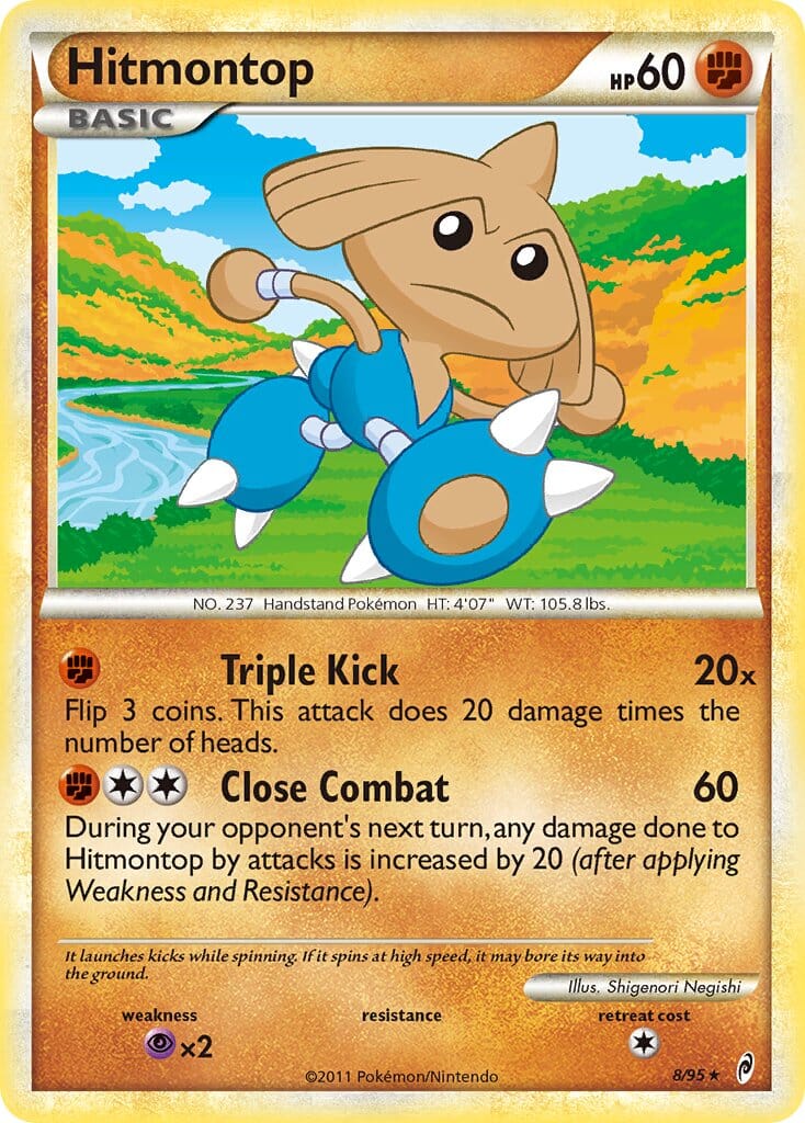 Hitmontop (8/95) (Theme Deck Exclusive) [HeartGold & SoulSilver: Call of Legends] Pokemon Single Pokémon  | Multizone: Comics And Games