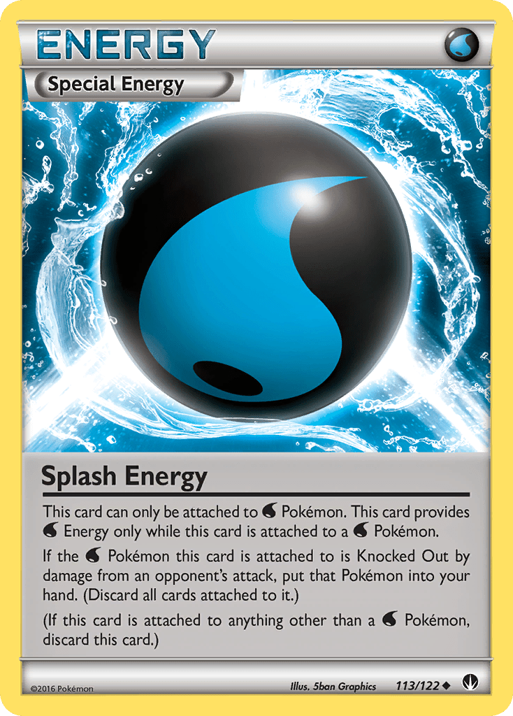 Splash Energy (113/122) [XY: BREAKpoint] Pokemon Single Pokémon  | Multizone: Comics And Games