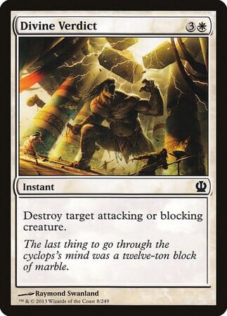 Divine Verdict [Theros] MTG Single Magic: The Gathering  | Multizone: Comics And Games