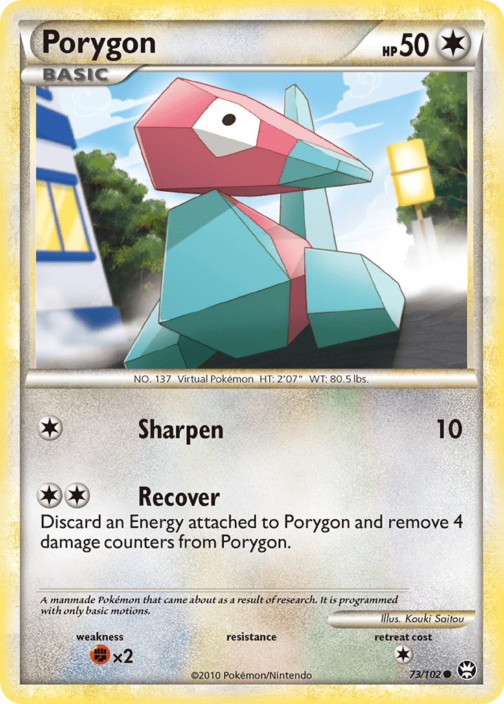 Porygon (73/102) [HeartGold & SoulSilver: Triumphant] Pokemon Single Pokémon  | Multizone: Comics And Games