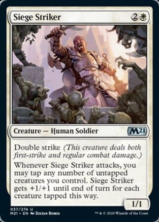 Siege Striker [Core Set 2021] MTG Single Magic: The Gathering  | Multizone: Comics And Games