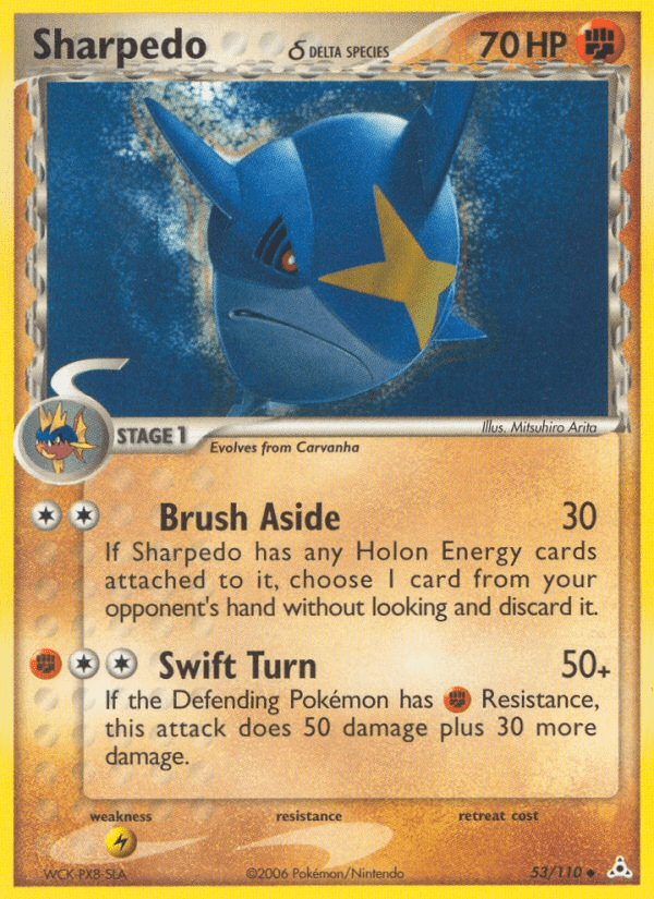 Sharpedo (53/110) (Delta Species) [EX: Holon Phantoms] Pokemon Single Pokémon  | Multizone: Comics And Games