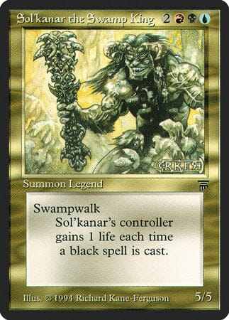 Sol'kanar the Swamp King [Legends] MTG Single Magic: The Gathering  | Multizone: Comics And Games