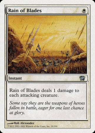 Rain of Blades [Eighth Edition] MTG Single Magic: The Gathering  | Multizone: Comics And Games