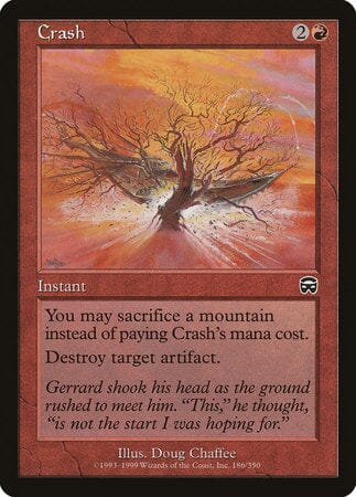 Crash [Mercadian Masques] MTG Single Magic: The Gathering  | Multizone: Comics And Games