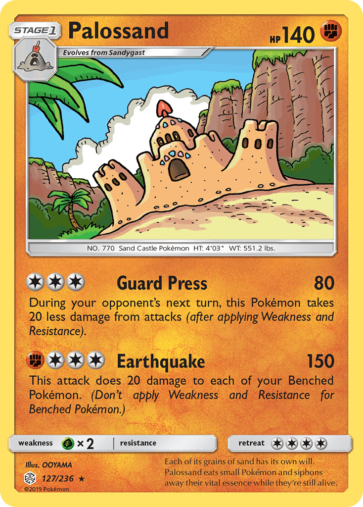 Palossand (127/236) [Sun & Moon: Cosmic Eclipse] Pokemon Single Pokémon  | Multizone: Comics And Games