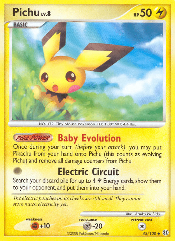 Pichu (45/100) [Diamond & Pearl: Stormfront] Pokemon Single Pokémon  | Multizone: Comics And Games