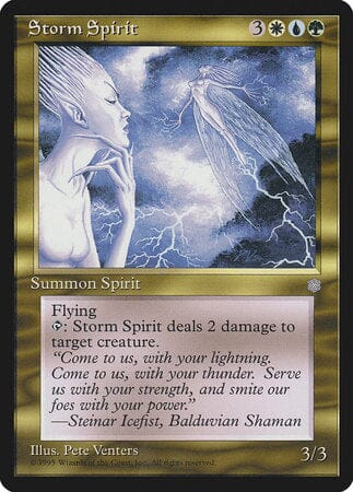 Storm Spirit [Ice Age] MTG Single Magic: The Gathering  | Multizone: Comics And Games