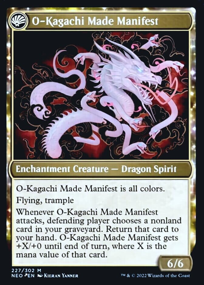 The Kami War // O-Kagachi Made Manifest [Kamigawa: Neon Dynasty Prerelease Promos] MTG Single Magic: The Gathering  | Multizone: Comics And Games