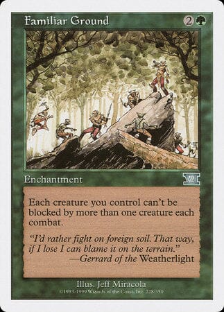 Familiar Ground [Classic Sixth Edition] MTG Single Magic: The Gathering  | Multizone: Comics And Games