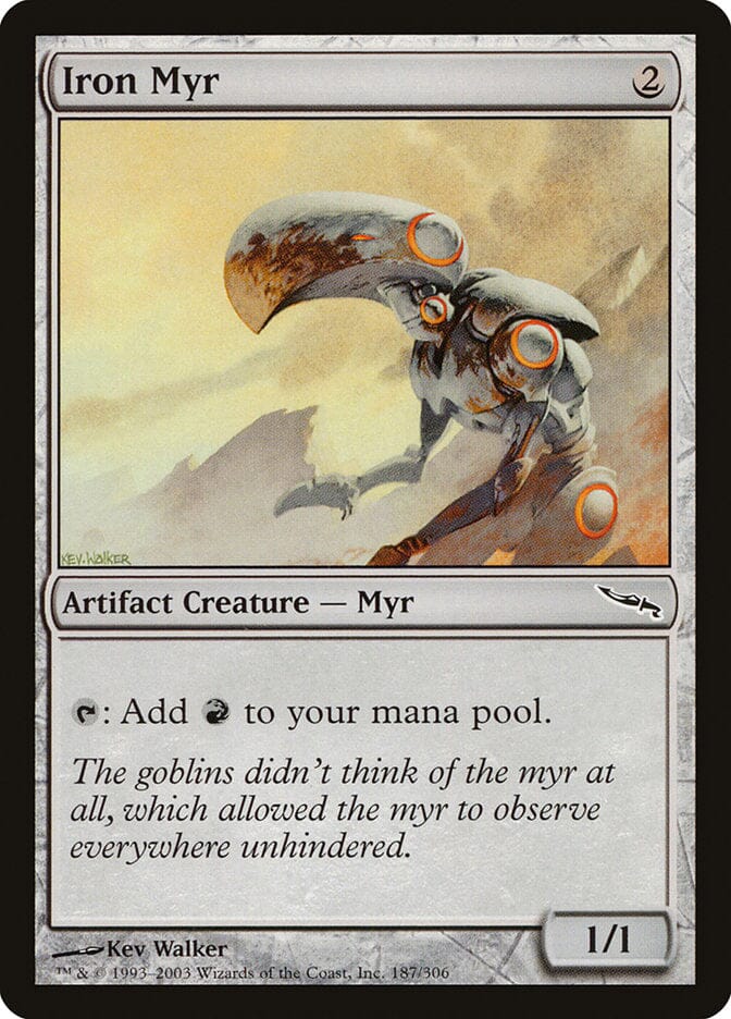 Iron Myr [Mirrodin] MTG Single Magic: The Gathering  | Multizone: Comics And Games