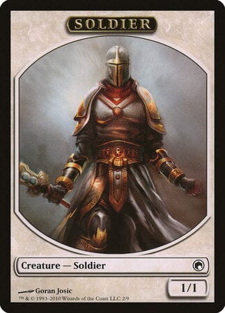 Soldier Token [Scars of Mirrodin Tokens] MTG Single Magic: The Gathering  | Multizone: Comics And Games