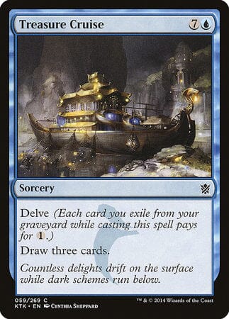 Treasure Cruise [Khans of Tarkir] MTG Single Magic: The Gathering  | Multizone: Comics And Games