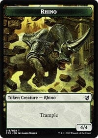 Rhino // Egg Double-sided Token [Commander 2019 Tokens] MTG Single Magic: The Gathering  | Multizone: Comics And Games