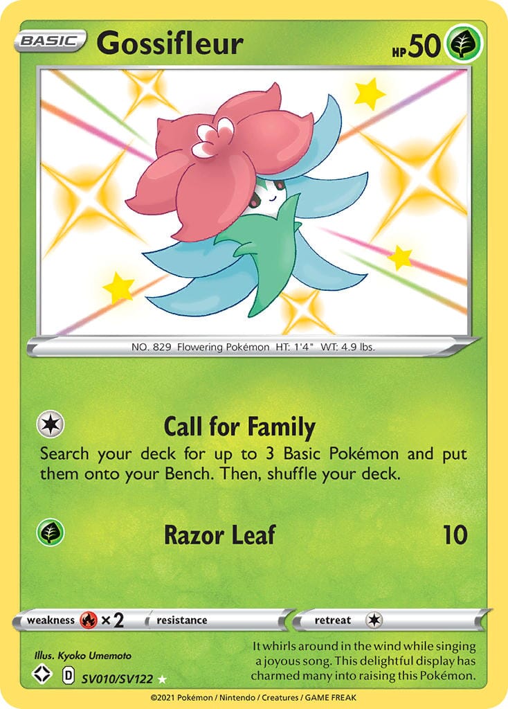 Gossifleur (SV010/SV122) [Sword & Shield: Shining Fates] Pokemon Single Pokémon  | Multizone: Comics And Games