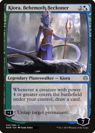Kiora, Behemoth Beckoner [War of the Spark] MTG Single Magic: The Gathering  | Multizone: Comics And Games
