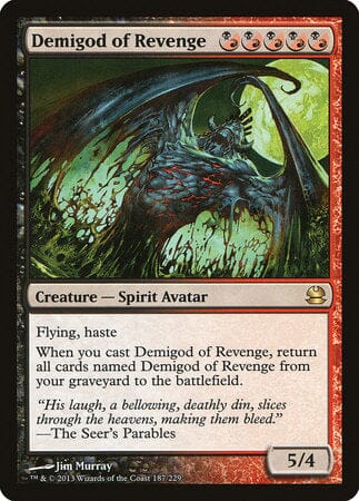 Demigod of Revenge [Modern Masters] MTG Single Magic: The Gathering  | Multizone: Comics And Games