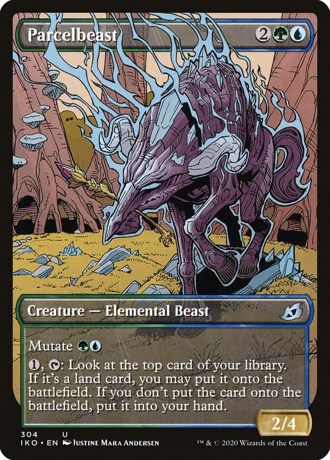 Parcelbeast (Showcase) [Ikoria: Lair of Behemoths] MTG Single Magic: The Gathering  | Multizone: Comics And Games