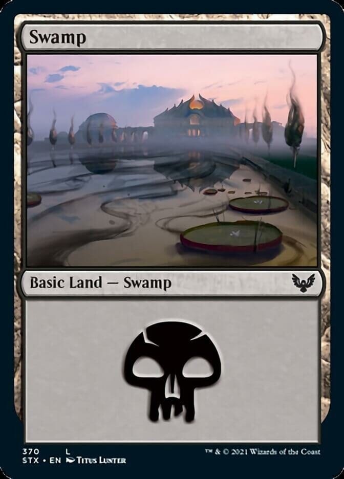 Swamp (#370) [Strixhaven: School of Mages] MTG Single Magic: The Gathering  | Multizone: Comics And Games