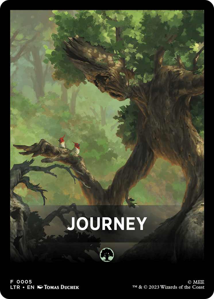 Journey Theme Card [The Lord of the Rings: Tales of Middle-Earth Tokens] MTG Single Magic: The Gathering  | Multizone: Comics And Games