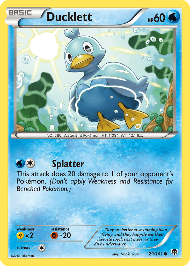 Ducklett (29/101) [Black & White: Plasma Blast] Pokemon Single Pokémon  | Multizone: Comics And Games