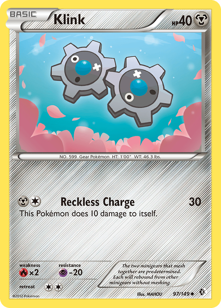 Klink (97/149) [Black & White: Boundaries Crossed] Pokemon Single Pokémon  | Multizone: Comics And Games