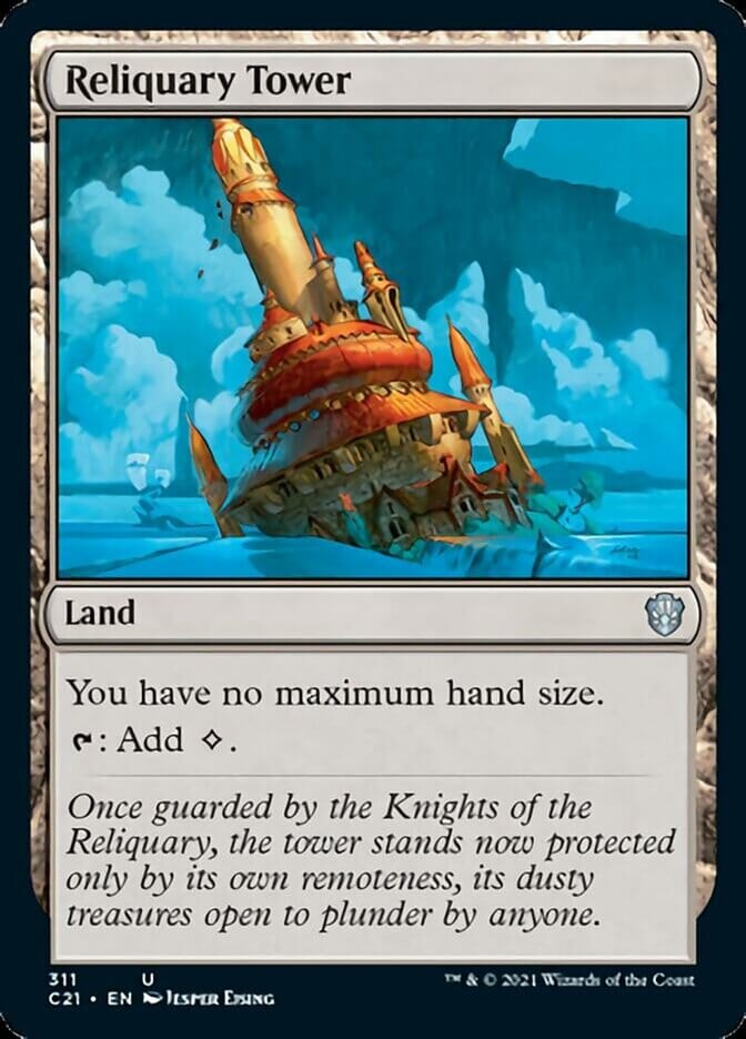 Reliquary Tower [Commander 2021] MTG Single Magic: The Gathering  | Multizone: Comics And Games