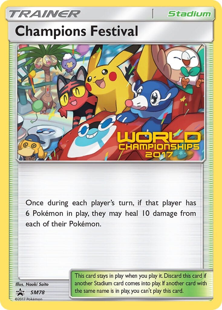 Champions Festival (SM78) (2017 Champion) [Sun & Moon: Black Star Promos] Pokemon Single Pokémon  | Multizone: Comics And Games