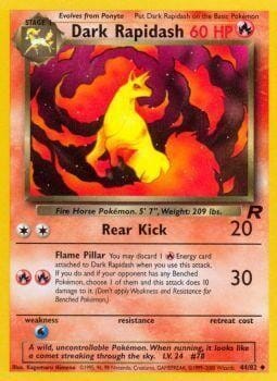 Dark Rapidash (44/82) [Team Rocket Unlimited] Pokemon Single Pokémon  | Multizone: Comics And Games