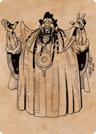 Alaundo the Seer Art Card [Commander Legends: Battle for Baldur's Gate Art Series] MTG Single Magic: The Gathering  | Multizone: Comics And Games