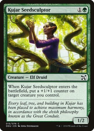 Kujar Seedsculptor [Duel Decks: Elves vs. Inventors] MTG Single Magic: The Gathering  | Multizone: Comics And Games