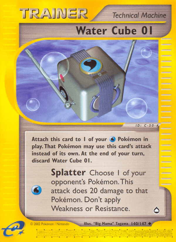 Water Cube 01 (140/147) [Aquapolis] Pokemon Single Pokémon  | Multizone: Comics And Games