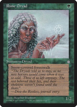 Rime Dryad [Ice Age] MTG Single Magic: The Gathering  | Multizone: Comics And Games