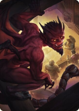 Nefarious Imp Art Card [Commander Legends: Battle for Baldur's Gate Art Series] MTG Single Magic: The Gathering  | Multizone: Comics And Games