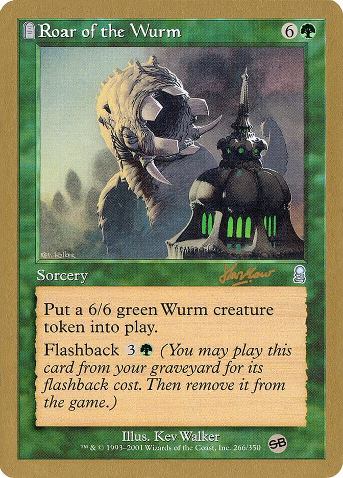 Roar of the Wurm (Sim Han How) (SB) [World Championship Decks 2002] MTG Single Magic: The Gathering  | Multizone: Comics And Games