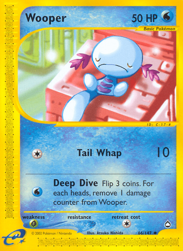 Wooper (66/147) [Aquapolis] Pokemon Single Pokémon  | Multizone: Comics And Games