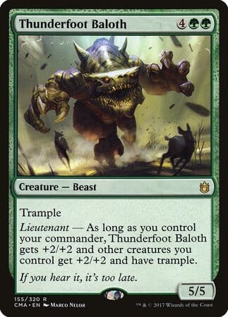 Thunderfoot Baloth [Commander Anthology] MTG Single Magic: The Gathering  | Multizone: Comics And Games