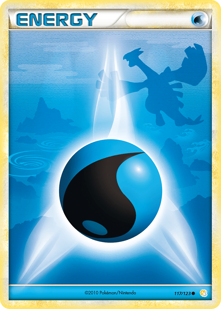 Water Energy (117/123) [HeartGold & SoulSilver: Base Set] Pokemon Single Pokémon  | Multizone: Comics And Games