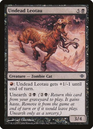 Undead Leotau [Shards of Alara] MTG Single Magic: The Gathering  | Multizone: Comics And Games