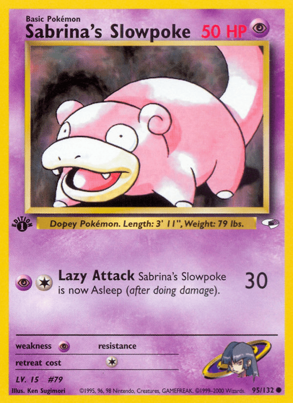 Sabrina's Slowpoke (95/132) [Gym Heroes 1st Edition] Pokemon Single Pokémon  | Multizone: Comics And Games