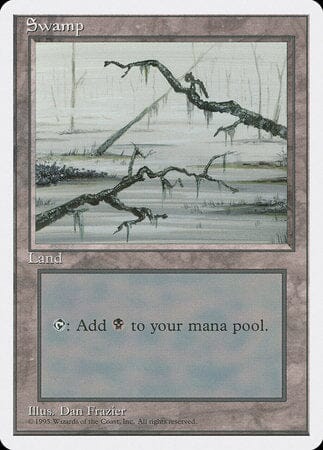 Swamp (C) [Fourth Edition] MTG Single Magic: The Gathering  | Multizone: Comics And Games